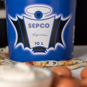 tub of sepco mayonnaise
