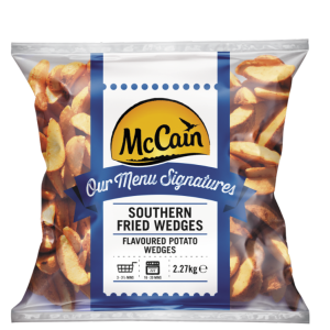 MCCAIN SOUTHERN FRIED WEDGES 9.08KG