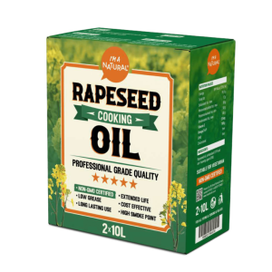 I'm A Natural Rapeseed Cooking Oil 2x10L